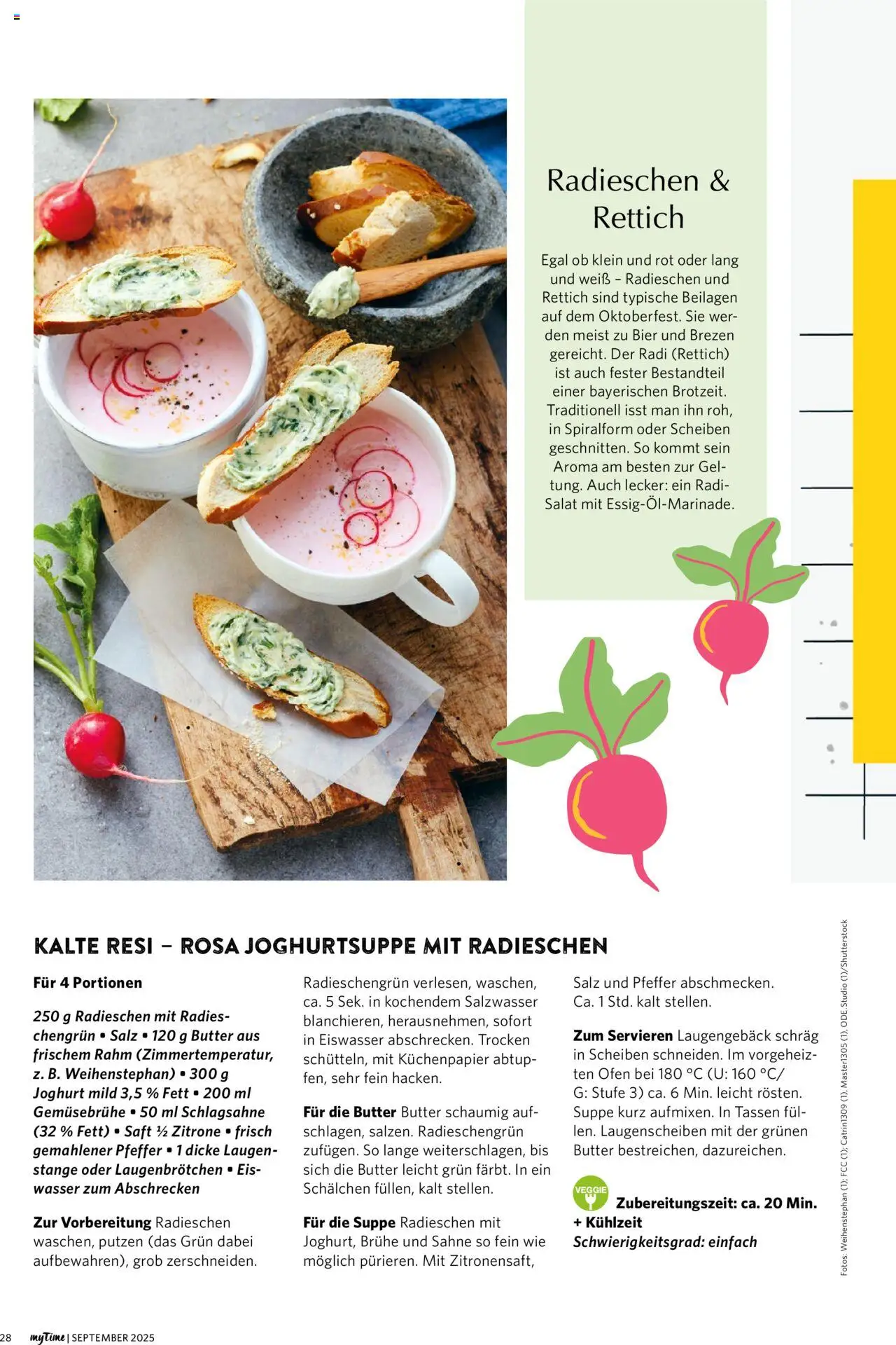 Famila Nordwest myTime September 2025 – gültig ab 01.09.2025 | Seite: 28 | Produkte: Ofen, Schlagsahne, Butter, Salat