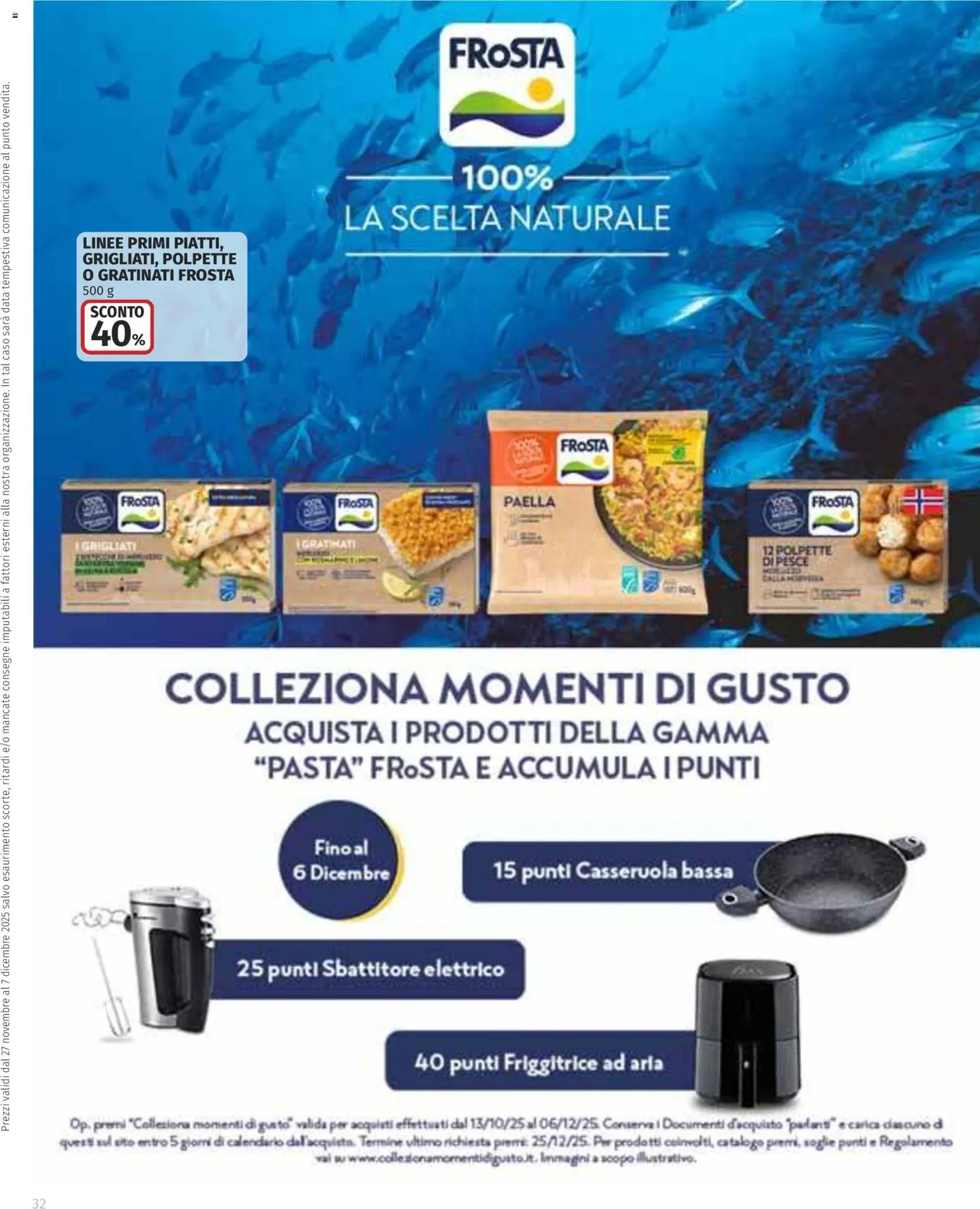 Volantino COOP del 27.11.2025 | Pagina: 32 | Prodotti: Friggitrice ad aria, Sbattitore, Data, Paella