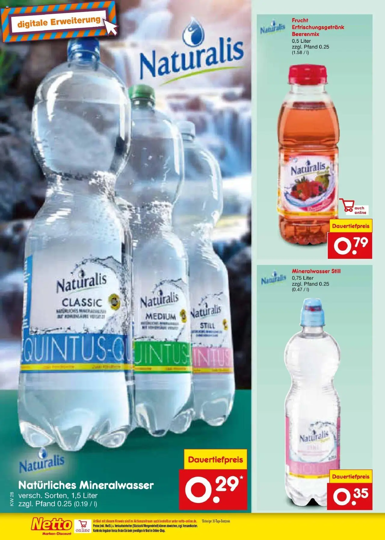 Netto Marken-Discount prospekt Bremen-Lesum	 - gültig ab dem 07.07.2025 | Seite: 32 | Produkte: Mineralwasser
