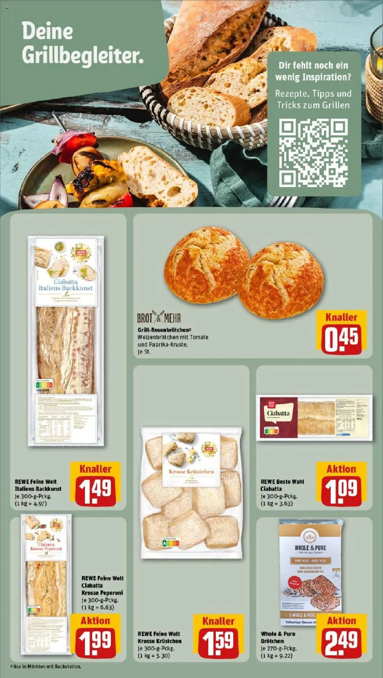 Rewe prospekt Cottbus / Schmellwitz	 - gültig ab dem 20.07.2025 | Seite: 13 | Produkte: Mehl, Brot