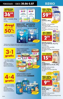 Biedronka gazetka od 30.06.2025 | Strona: 66 | Produkty: Mleko modyfikowane, Mleko, Jabłka, Marchewka