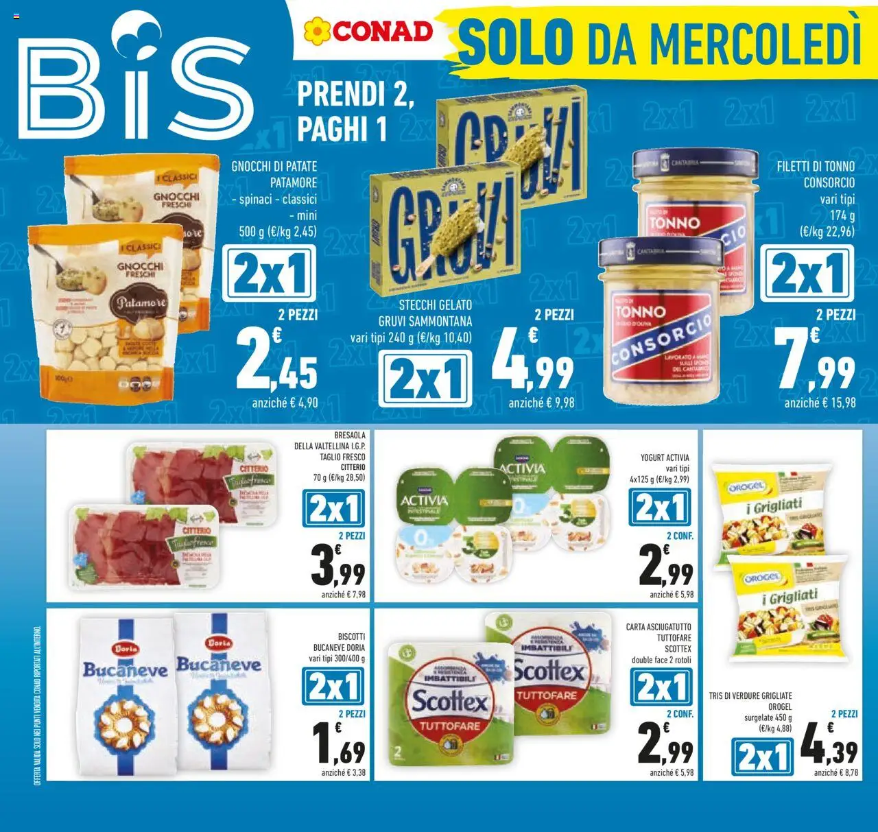 Volantino Conad del 13.08.2025 | Pagina: 32 | Prodotti: Bresaola, Verdure, Tonno, Gnocchi