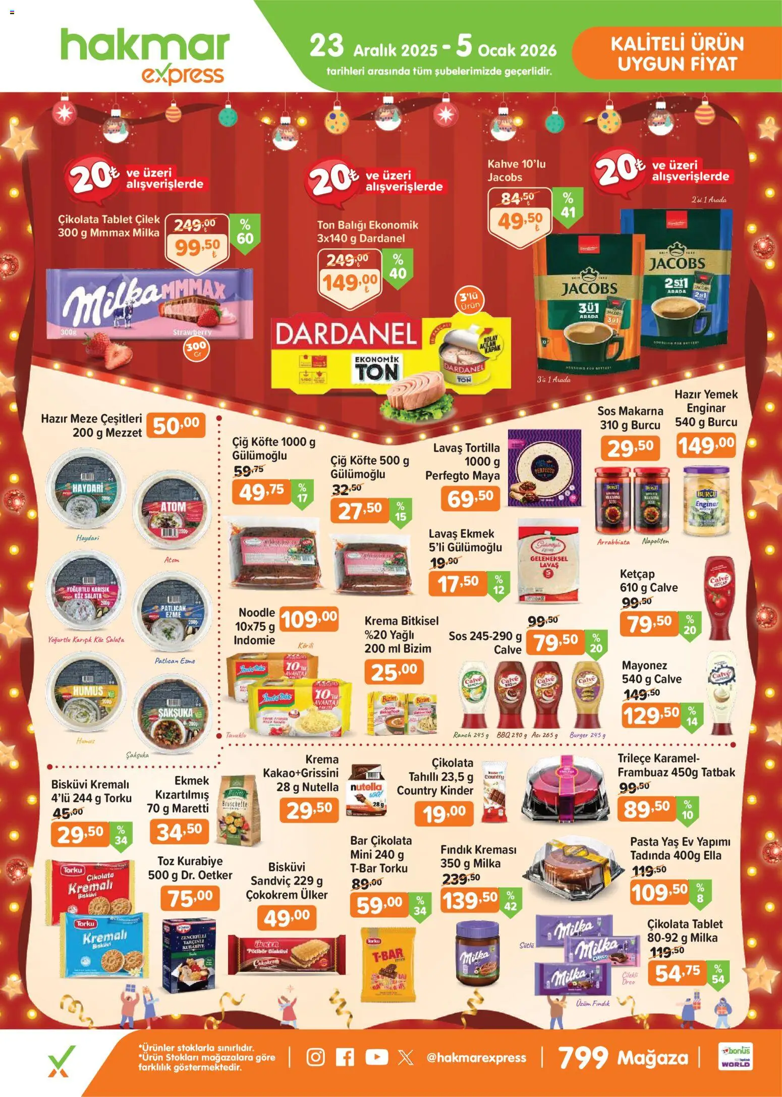 Hakmar Express Salı Aktüel Ürünler - 23.12.2025 tarihinden itibaren geçerlidir | Sayfa: 1 | Ürünler: Frambuaz, Kahve, Çikolata, Krema