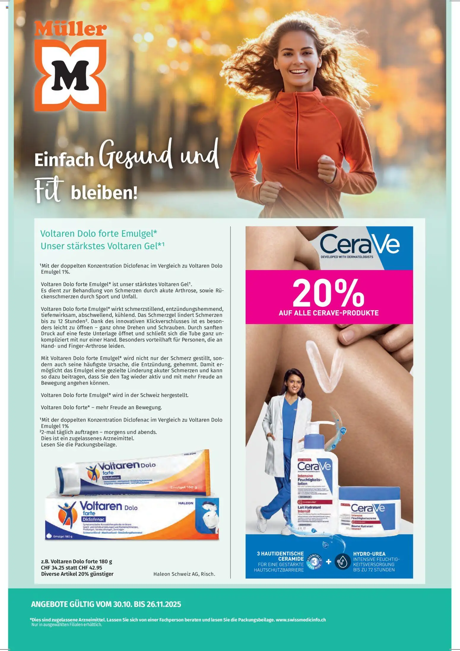 Müller Aktionen Gesundheitsspezialist – gültig ab 30.10.2025 | Seite: 1 | Produkte: Body Lotion