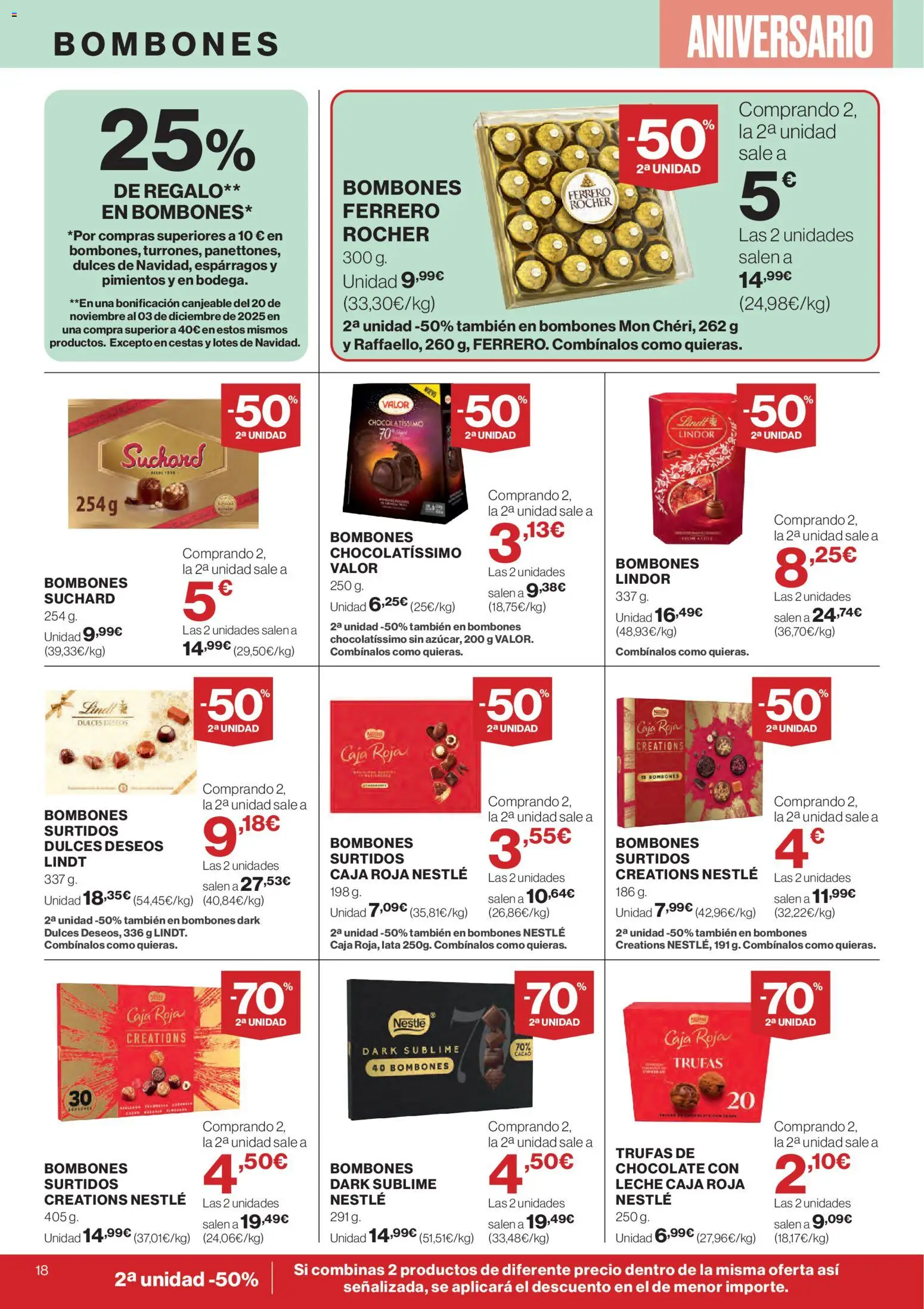 El Corte Inglés ofertas │ válido desde el 06.11.2025 | Página: 27 | Productos: Leche, Chocolate, Κεραία, Caja