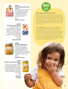 Náhled letáku BABYBIO BIO příkrm sladké brambory, BIO příkrm od ukončeného 6. měsíce. Jemná konzistence a nasládlá chuť batátů ze Španělska. Bez přidaného cukru, palmového oleje, soli, chemických konzervačních látek, dochucovadel a zahušťovadel. Vařené v páře. 130 g od 08.10.2025 | Strana: 25