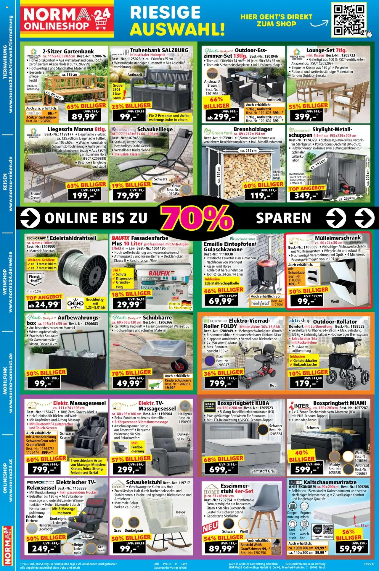 Norma Online Shop gültig ab 04.08.2025 | Seite: 4 | Produkte: Wasser, Gewicht, Stuhl, Box