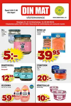 Din Mat erbjudanden - Förhandsvisning av reklamblad från butik Din Mat aktuell från 30.03.2026