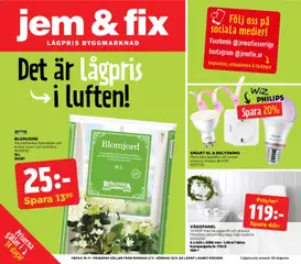 Jem & Fix erbjudanden - Förhandsvisning av reklamblad från butik Jem & Fix aktuell från 02.03.2026