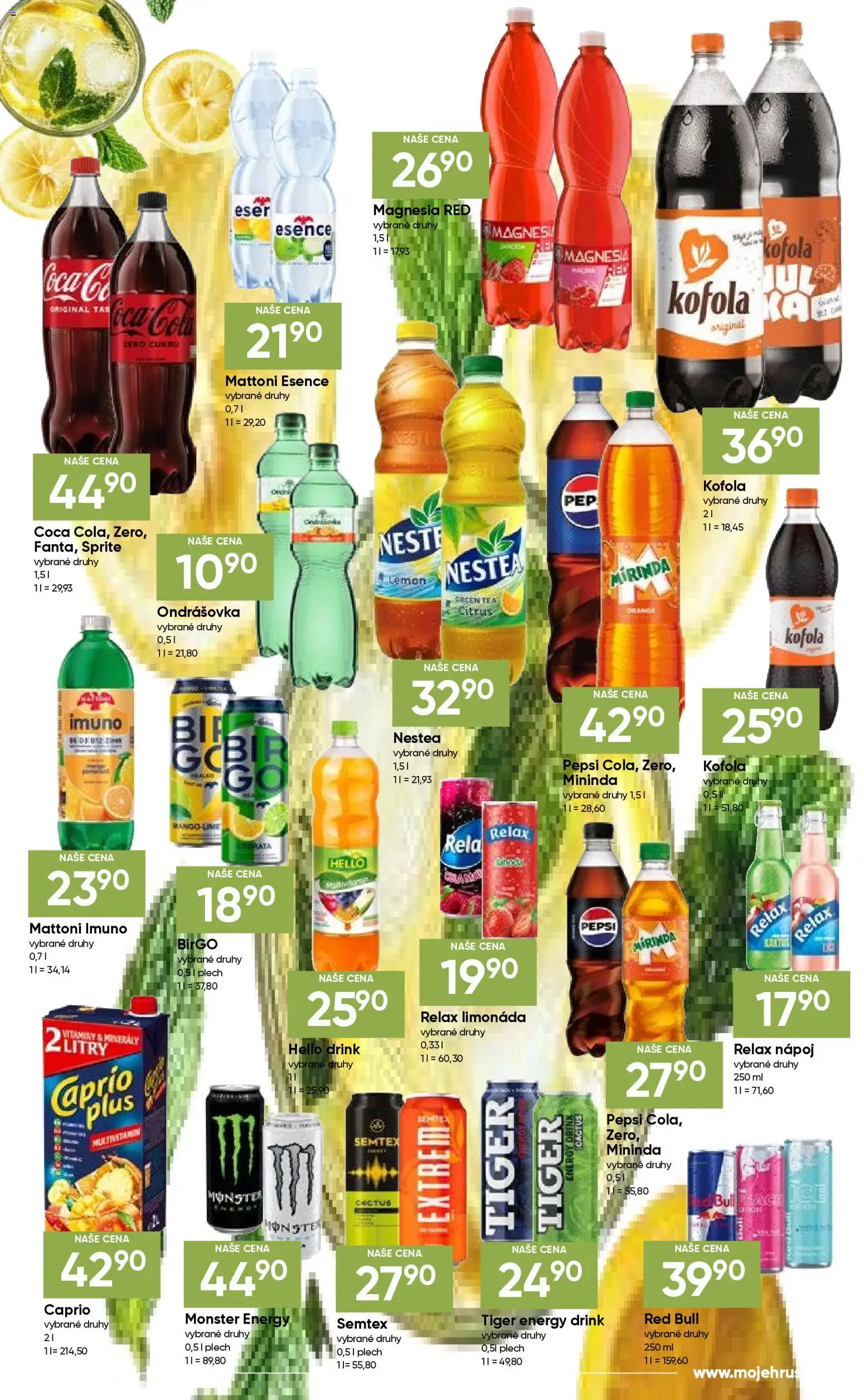 Hruška katalog od 28.04.2026 | Strana: 10 | Produkty: Monster, Pepsi, Monster Energy, Cola