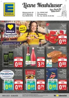 Edeka prospekt Billerbeck	 gültig ab dem 27.07.2025