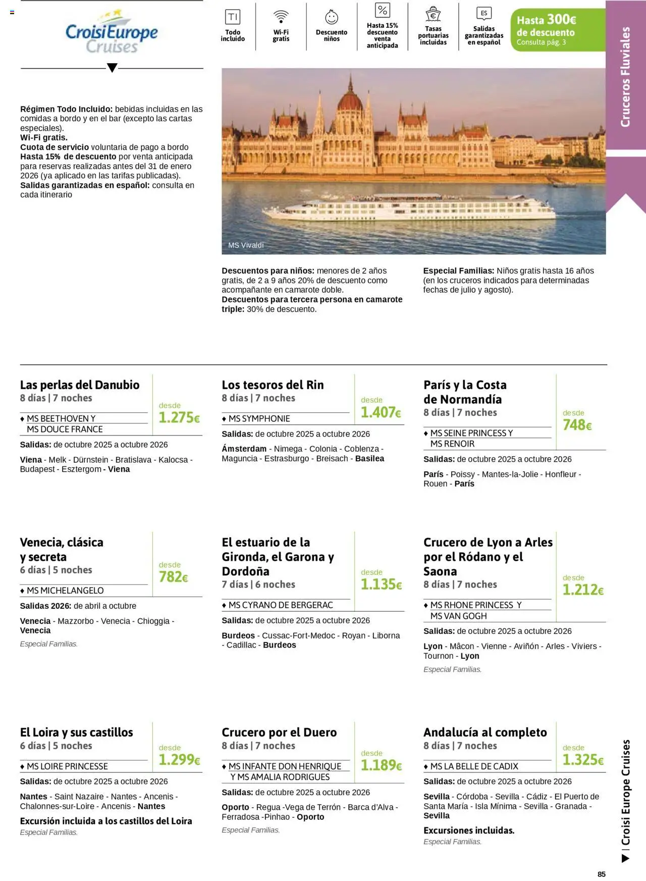 Viajes El Corte Inglés - Crucero Fantástico │ válido desde el 16.09.2025 | Página: 85 | Productos: Colonia