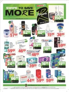 Superspar - Gauteng - Weekly Specials │ valid from 22.07.2025 | Page: 10 | Products: Pads, Shampoo, Deodorant, Lotion