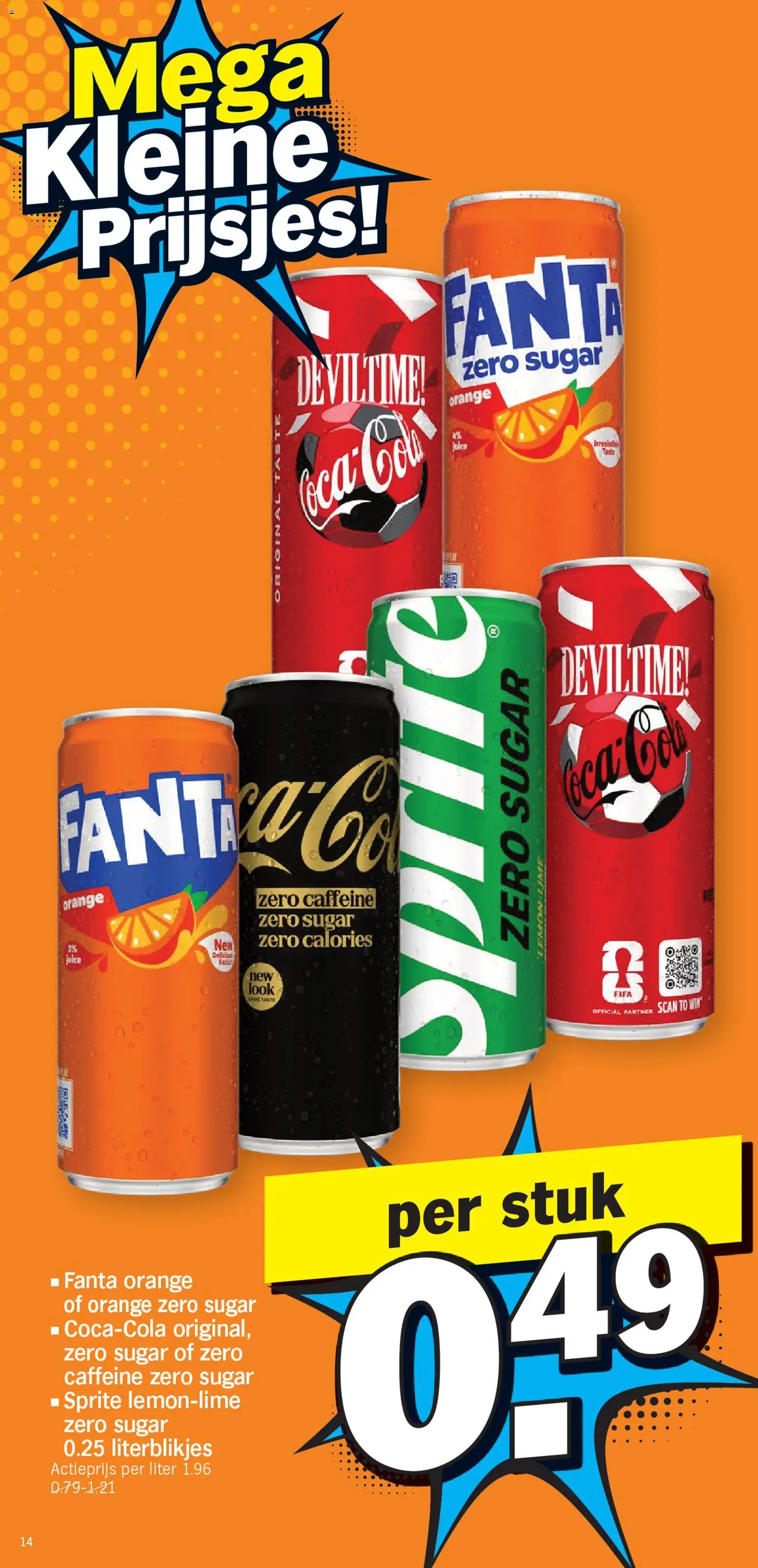 {H1} | Pagina: 14 | Producten: Fanta, Sprite