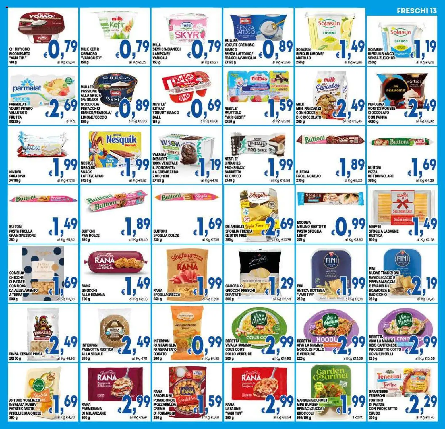 Volantino DEM del 04.02.2026 | Pagina: 13 | Prodotti: Pizza, Pollo, Patate, Terra