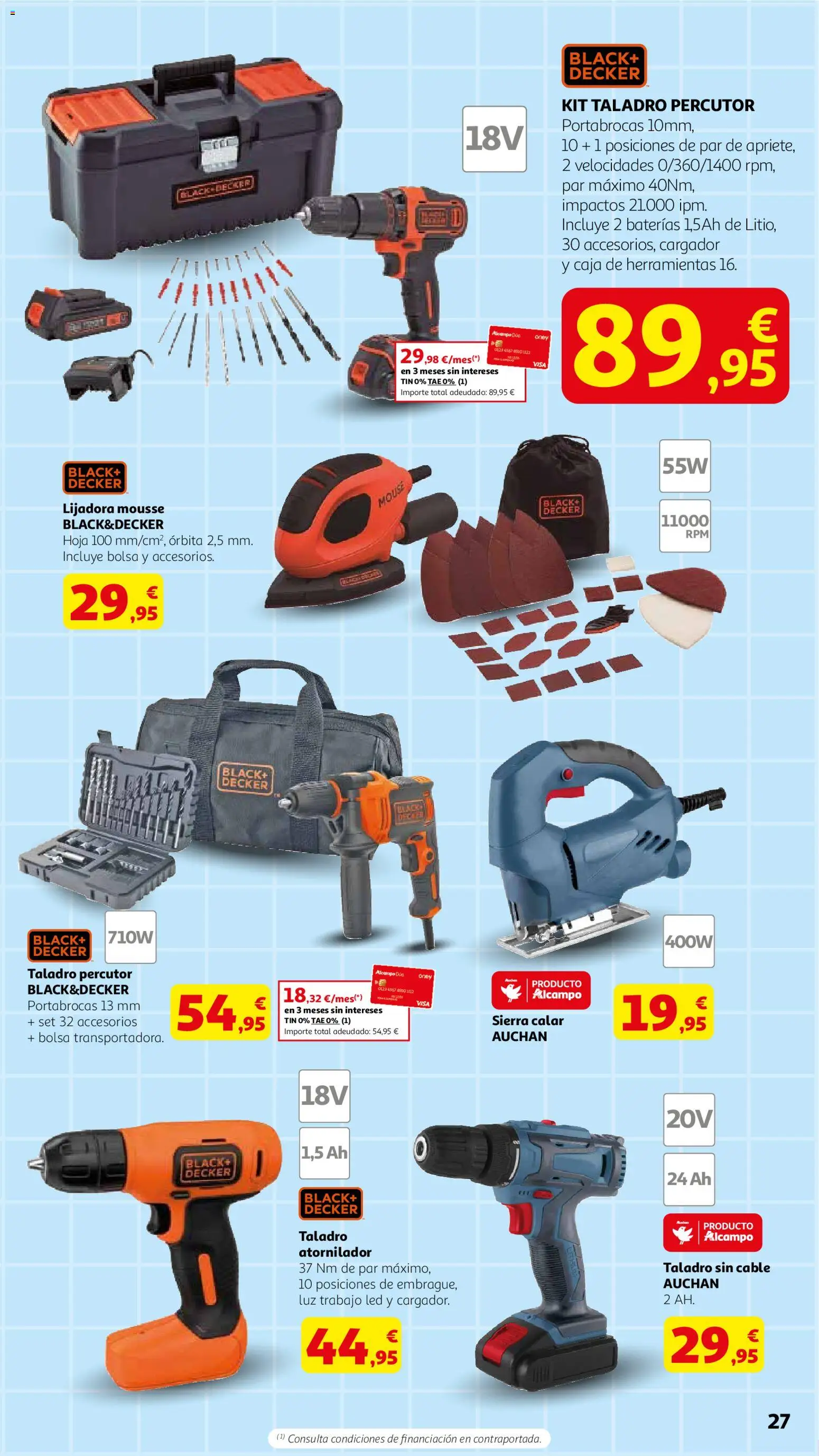 Alcampo - Dia del Padre │ válido desde el 04.03.2026 | Página: 27 | Productos: Mousse, Cable, Bolsa, Caja