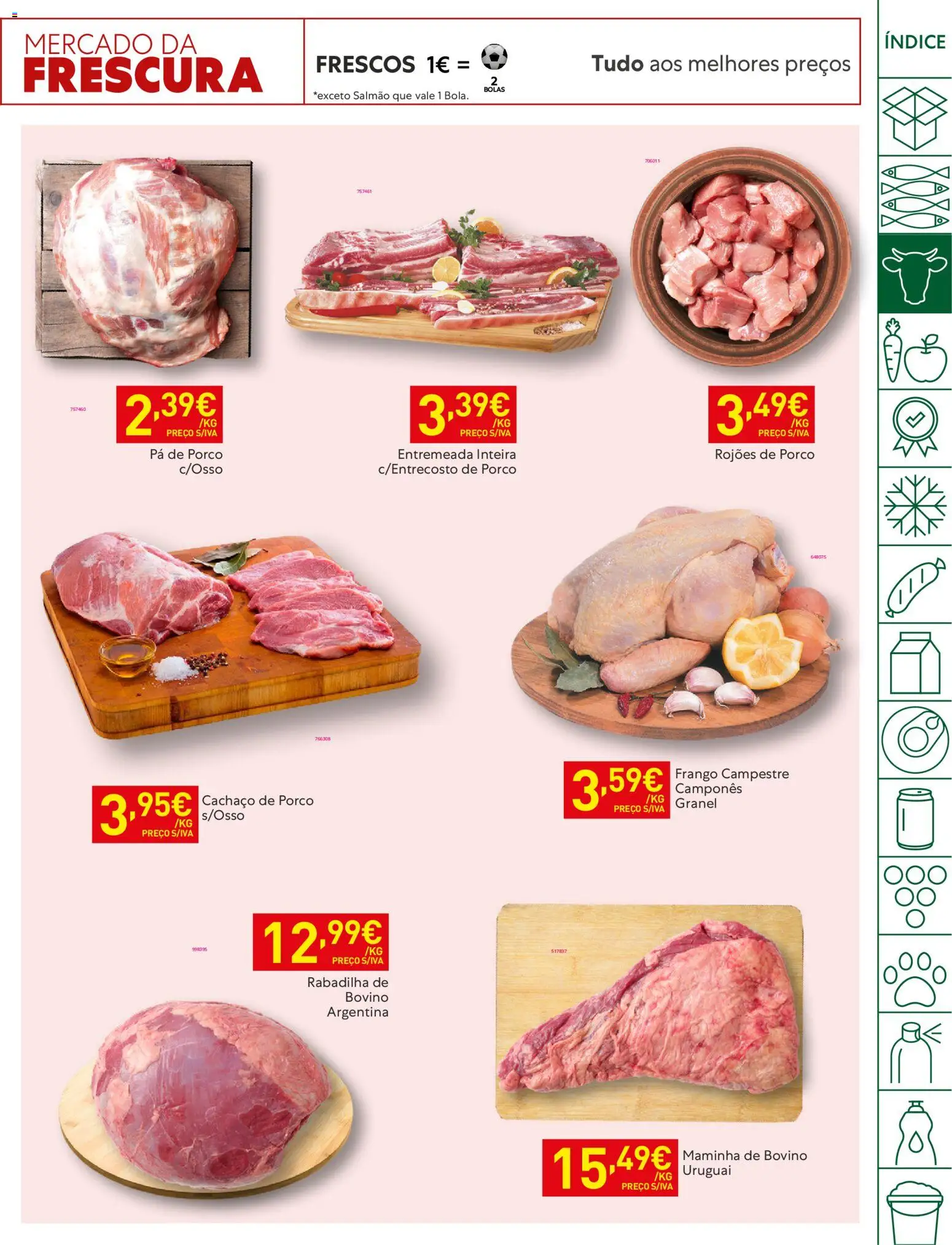 Recheio folheto │ válido de 10.03.2026 | Página: 11 | Produtos: Frango, Salmão, Pá