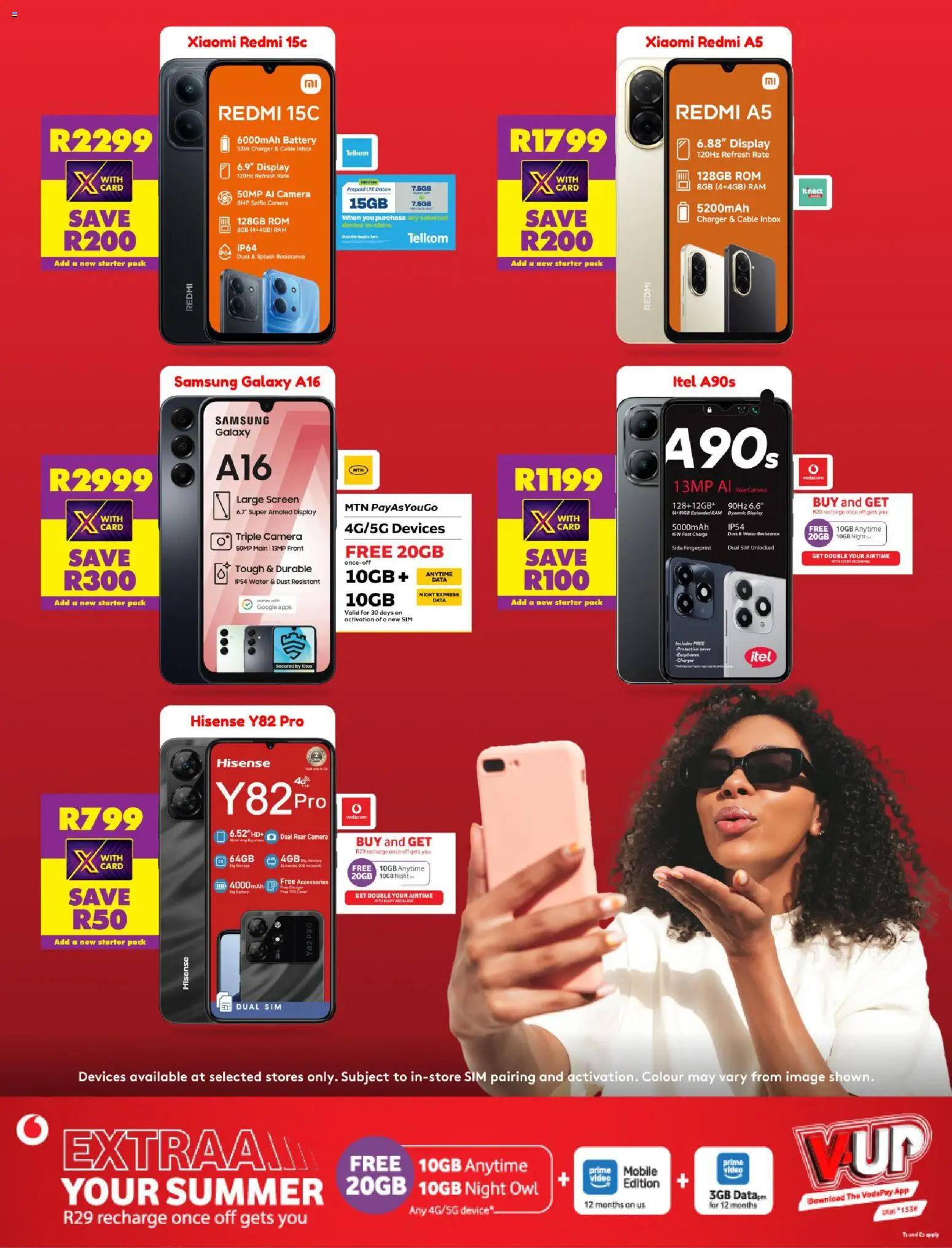 New Shoprite catalogue – valid from 08.12.2025 | Page: 2 | Products: Data, Sim, Earphones, Charger