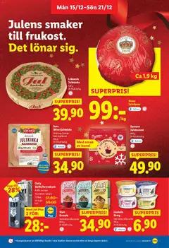 Lidl - erbjudanden - Förhandsvisning av reklamblad från butik Lidl aktuell från 15.12.2025 | Sida: 5 | Produkter: Havredryck, Kanel, Granola, Kvarg
