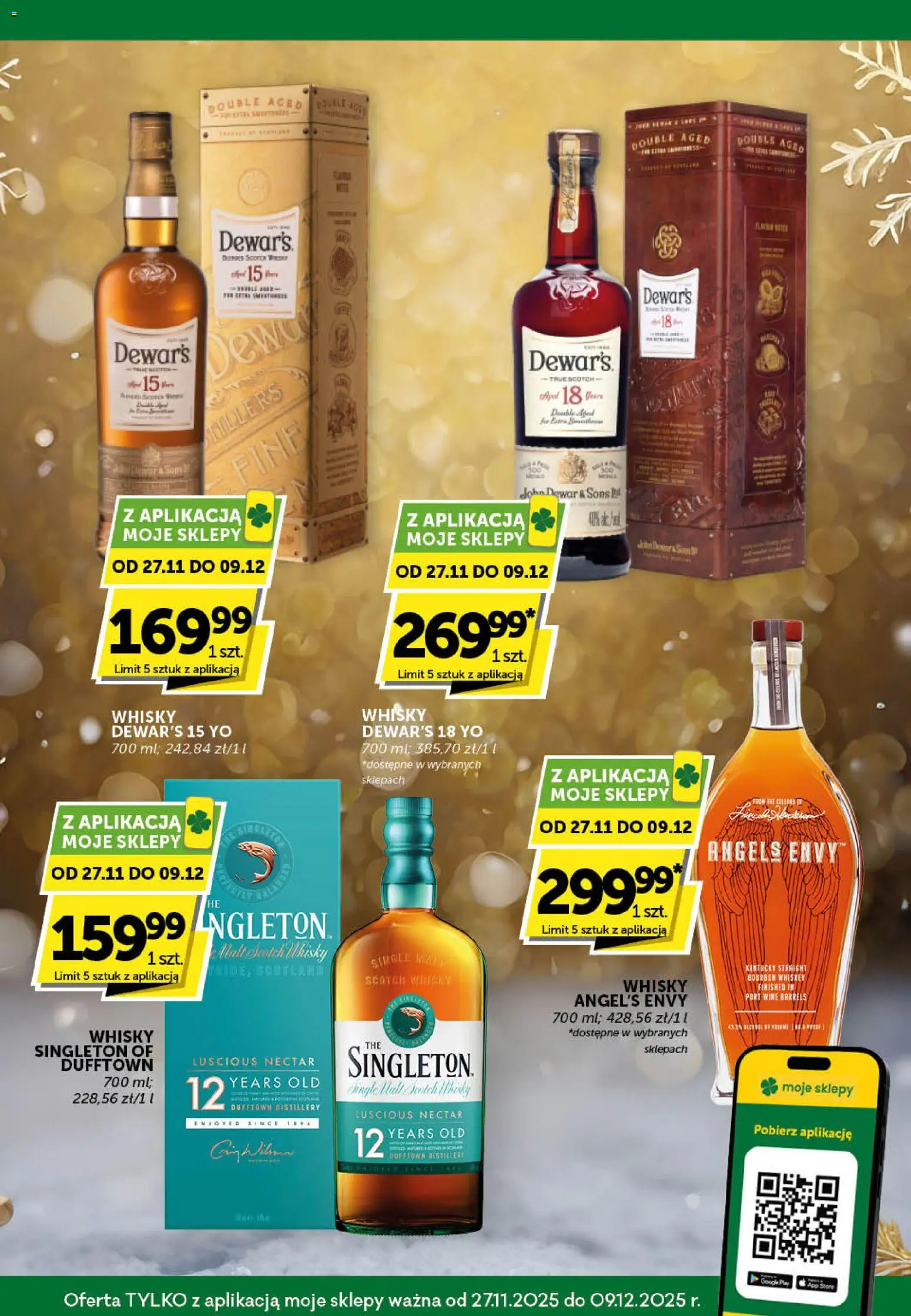 Groszek Gazetka - Katalog alkoholowy od 27.11.2025 | Strona: 10 | Produkty: Bourbon, Dewar'S 15, Whisky