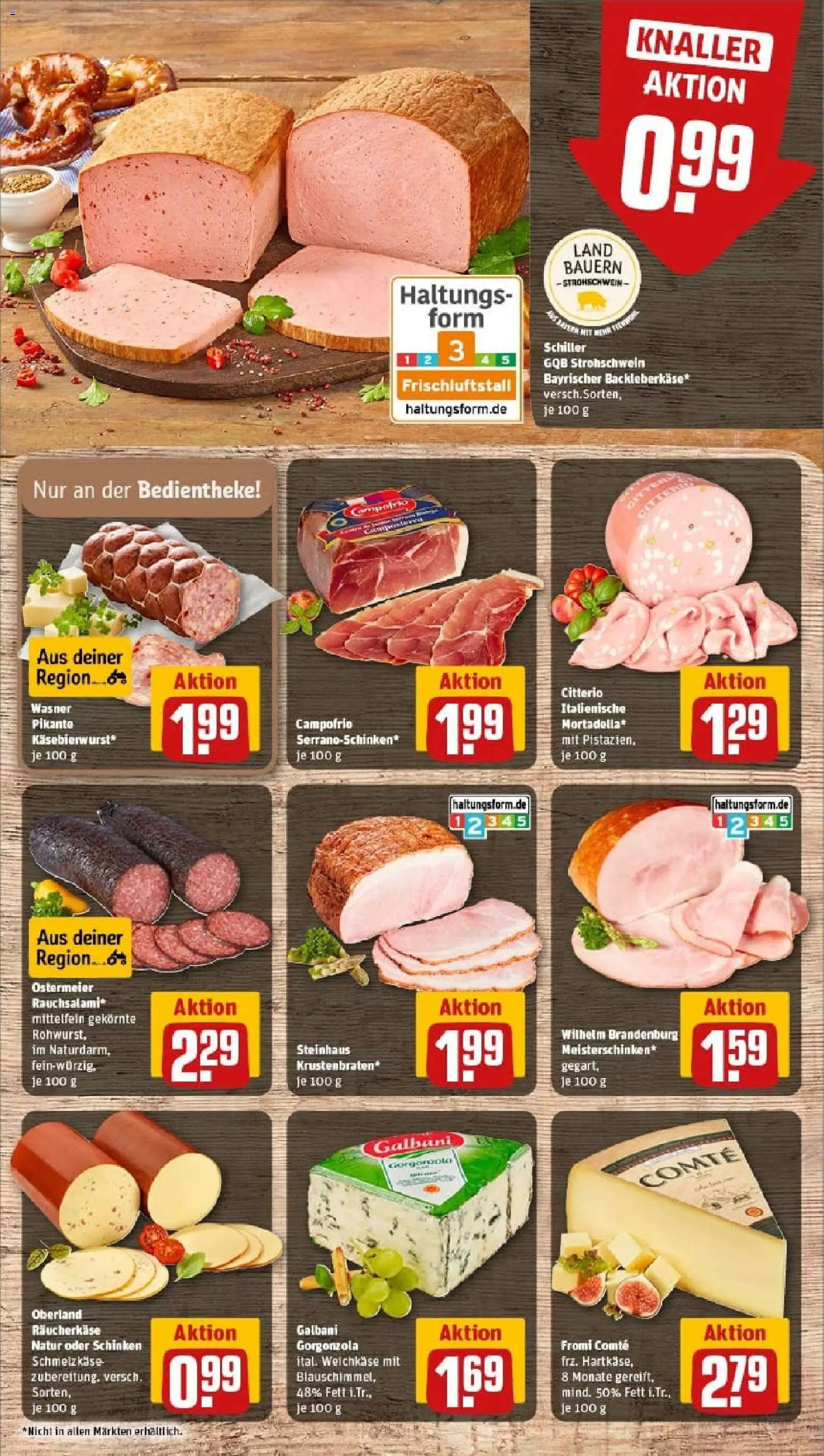 Rewe prospekt Hof	 – gültig ab 26.10.2025 | Seite: 11 | Produkte: Salami, Schinken