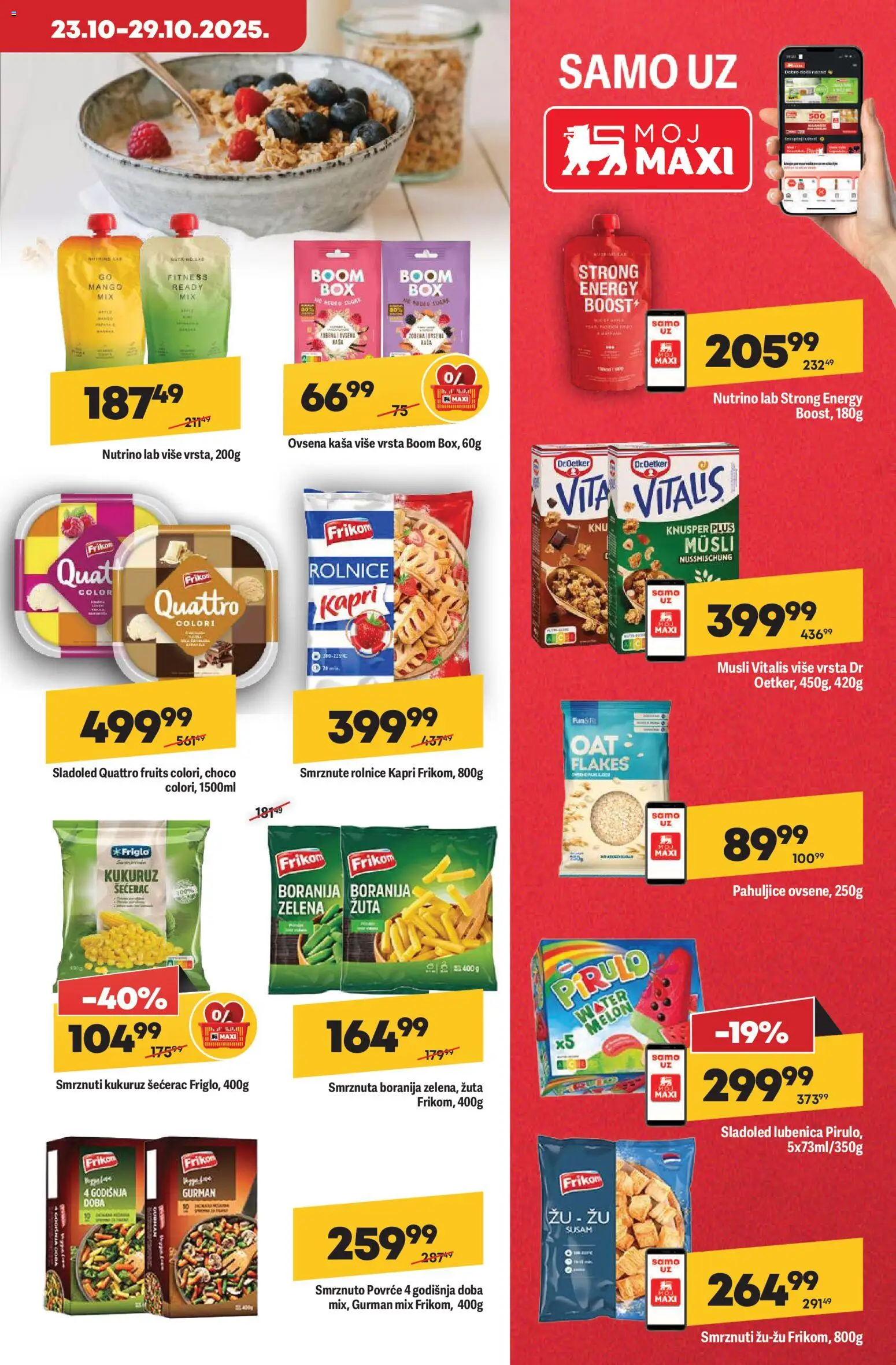 Mega Maxi katalog - važi od 23.10.2025 | Strana: 13 | Proizvode: Boranija, Pahuljice, Ovsena kaša, Kukuruz