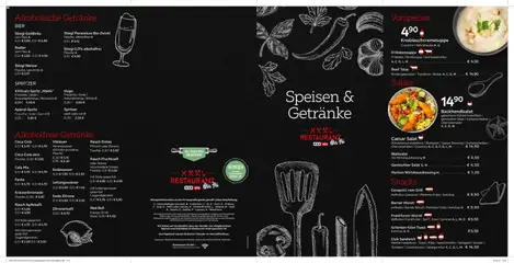 XXXLutz Aktuelle Speisekarte ab 12.11.2025 gültig