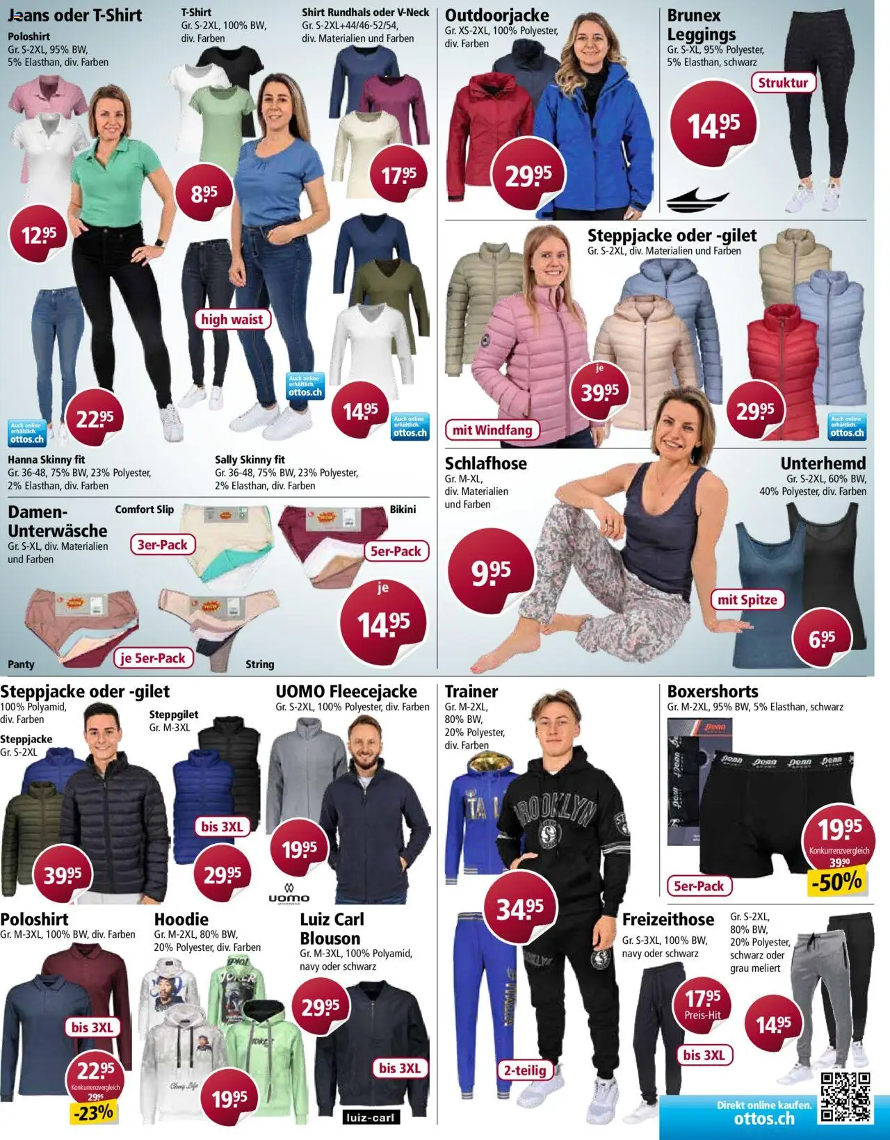 Otto's Aktionen ab 26.08.2025 | Seite: 7 | Produkte: Steppjacke, Poloshirt, Unterwäsche, Slip