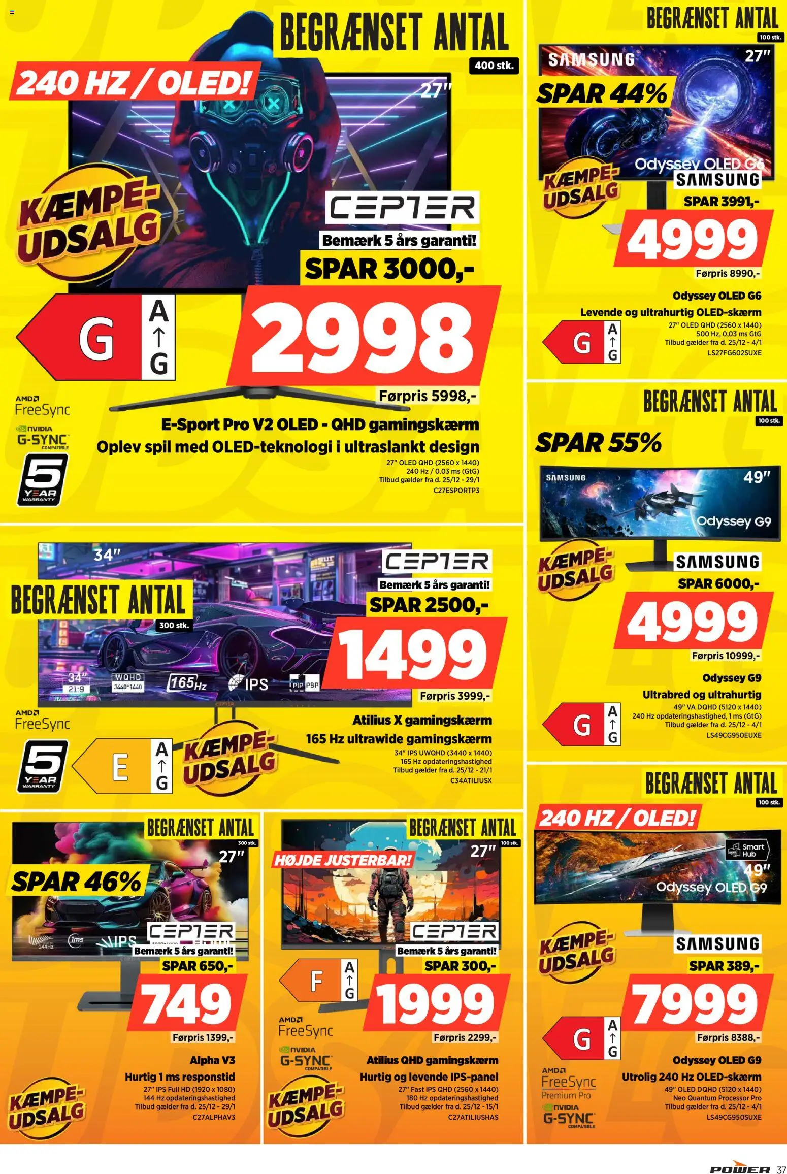 Power tilbudsavis – gyldig fra 25.12.2025 | Side: 37 | Produkter: Processor, Spil