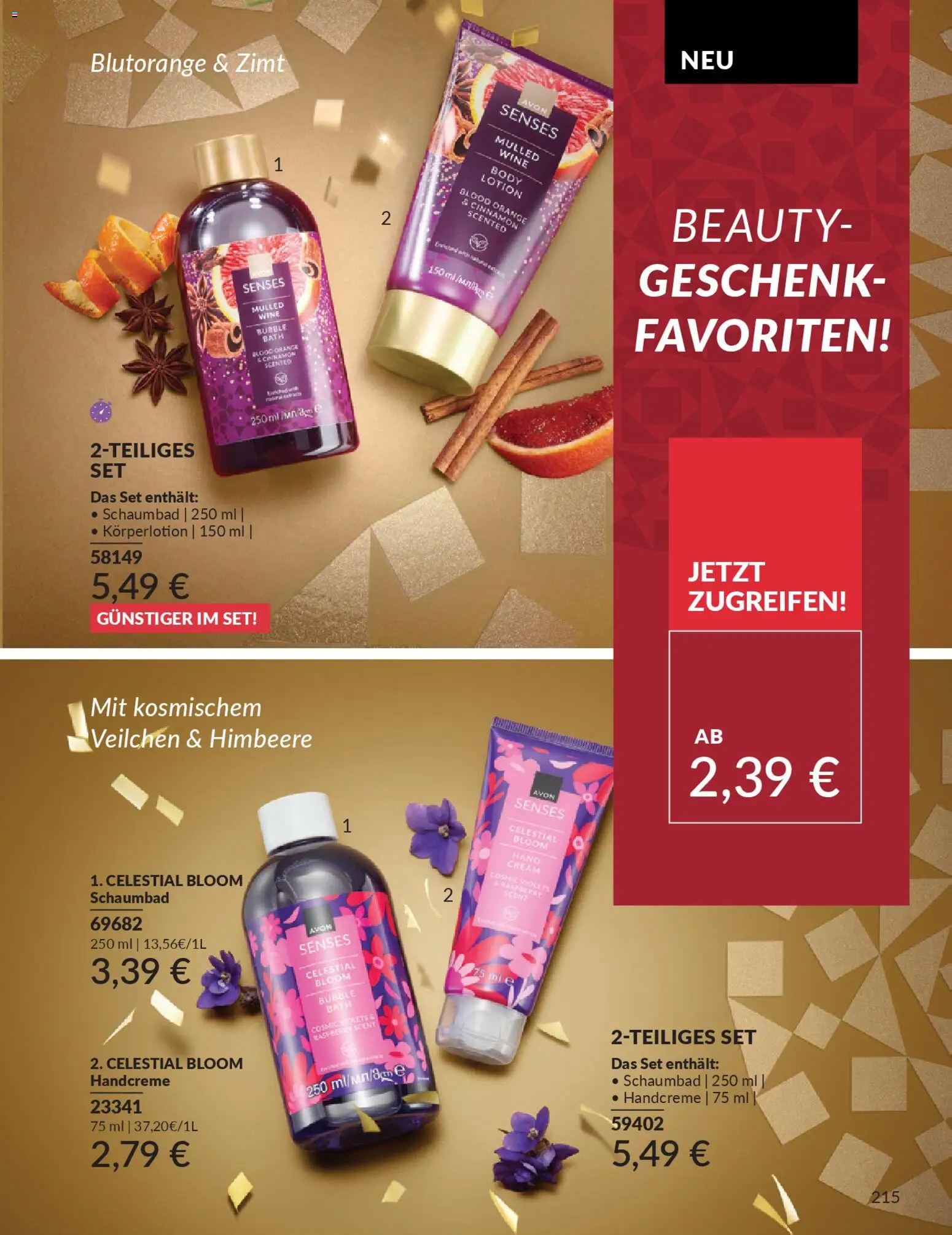 AVON Katalog Dezember 2024 – gültig ab 01.12.2025 | Seite: 217