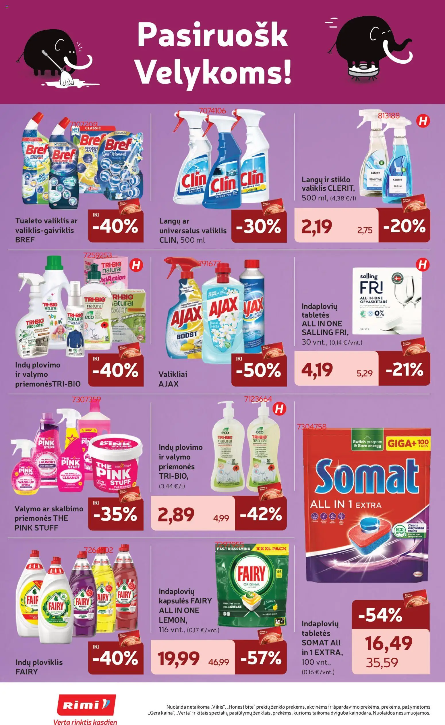 Rimi akcijos nuo 10.03.2026 | Puslapis: 4 | Prekių: Ploviklis