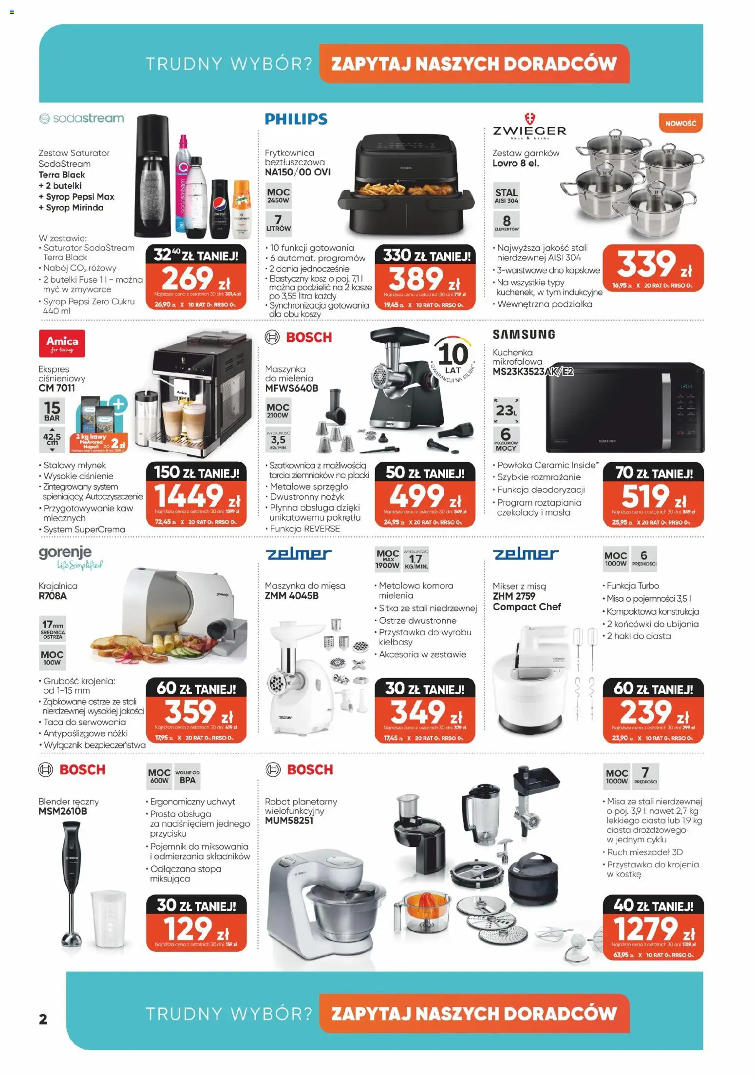 Max elektro gazetka od 02.03.2026 | Strona: 2 | Produkty: Czekolady, Krajalnica, Frytkownica, Maszynka do mięsa