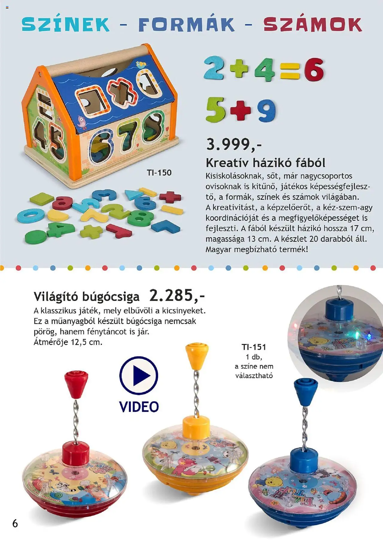 Betly akciós ujság - amely érvényes a következő dátumtól: 03.10.2025 | Oldal: 6 | Termékek: Videó