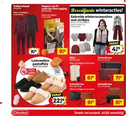 Kruidvat folder week 46 - Voorbeeld van een folder van Kruidvat, geldig van 11.11.2025 | Pagina: 57 | Producten: Leggings, Slippers, Panty, Vest