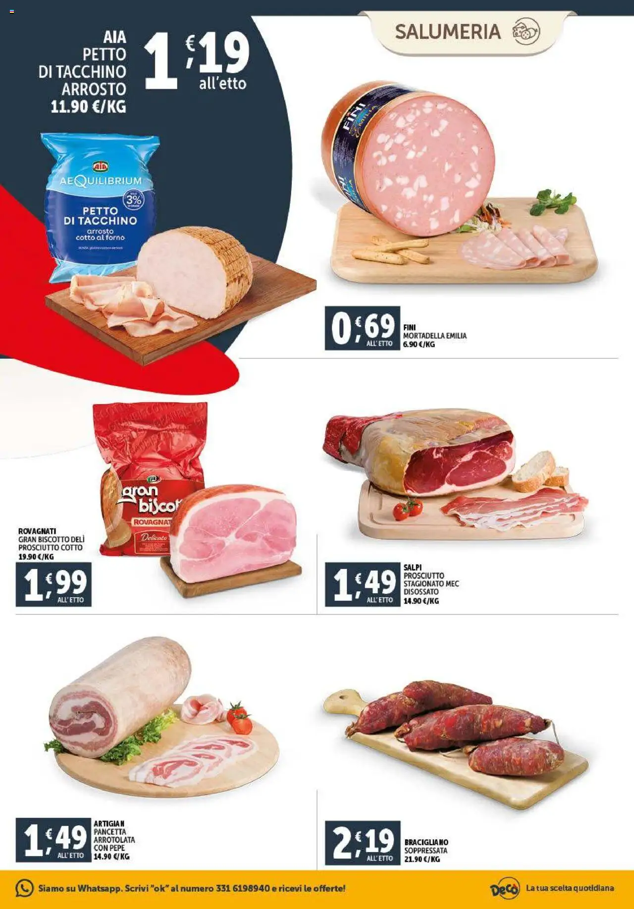 Volantino Decò del 08.07.2025 | Pagina: 5 | Prodotti: Pancetta, Pepe, Prosciutto, Forno