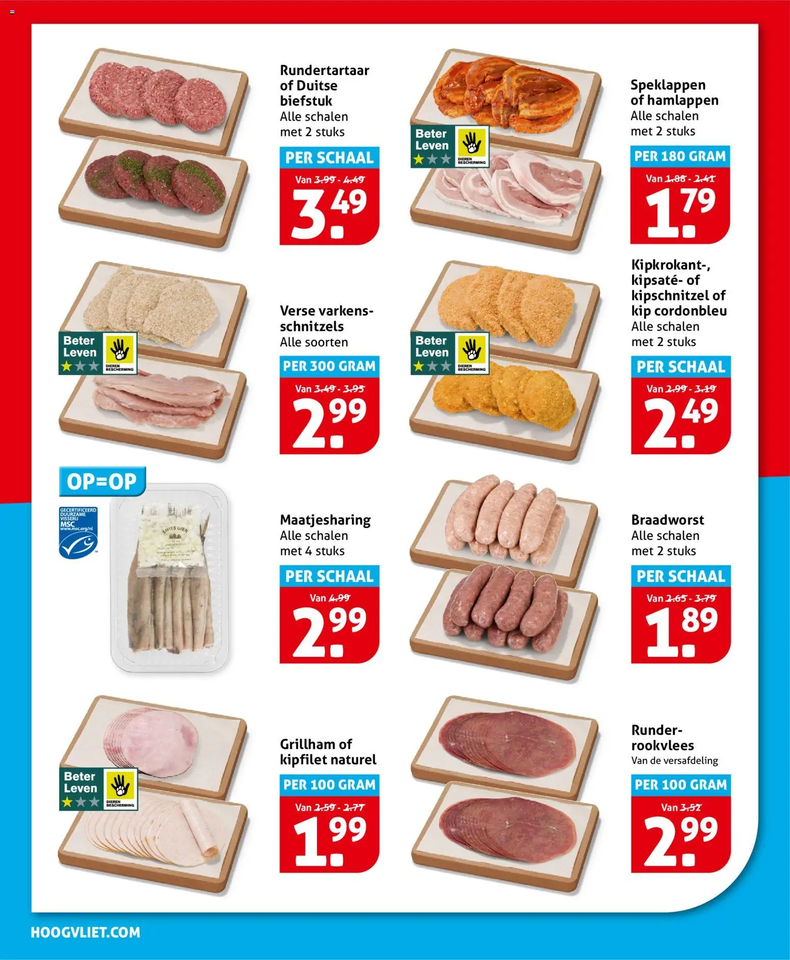 {H1} | Pagina: 12 | Producten: Biefstuk, Schaal, Kip