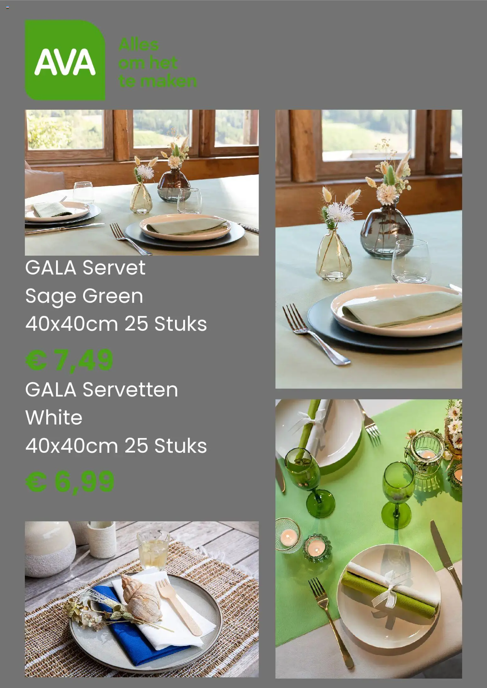 {H1} | Pagina: 2 | Producten: Servet