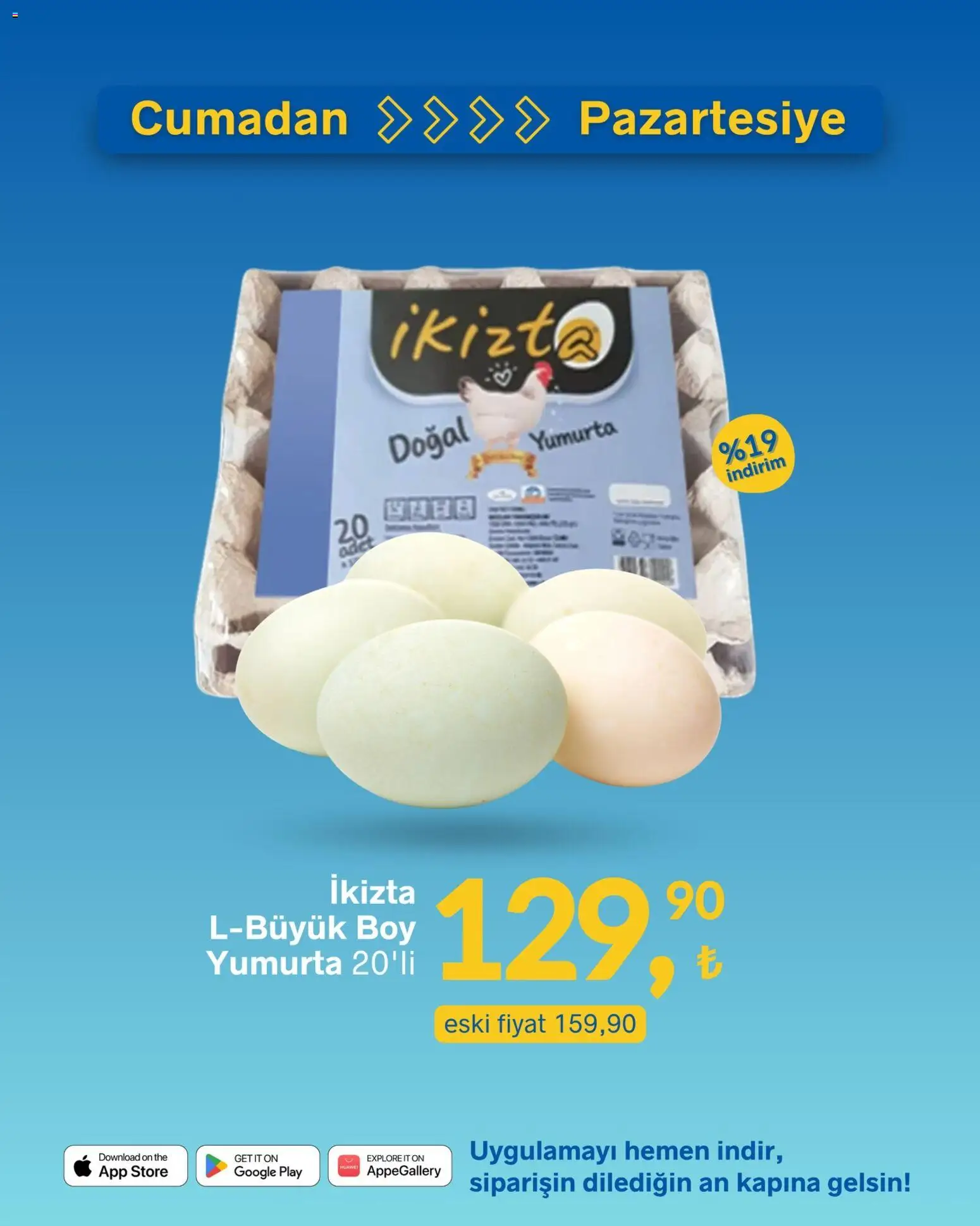 Gürmar - Flaş indirimler - 27.03.2026 tarihinden itibaren geçerlidir | Sayfa: 4 | Ürünler: Yumurta