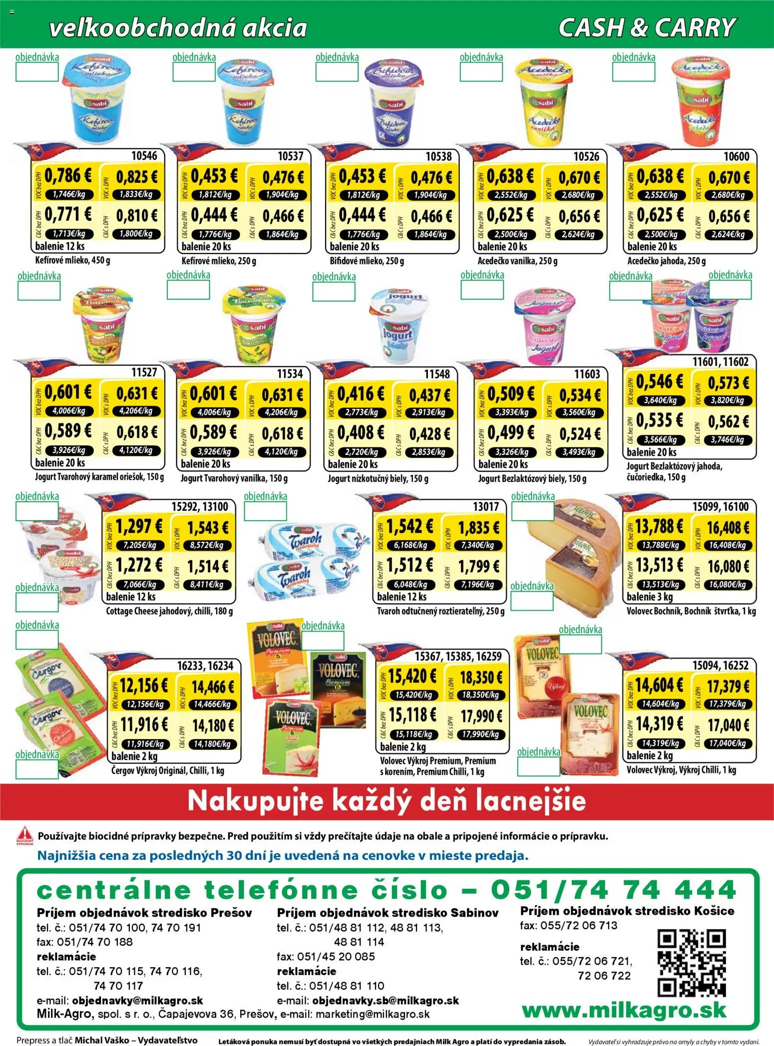 Nové Milk Agro akcie – leták je platný od 12.11.2025 | Strana: 8