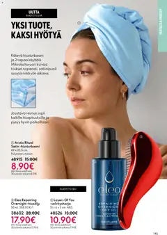 Oriflame-mainoslehti voimassa 28.01.2026 alkaen | Sivu: 145 | Tuotteet: Hiusöljy