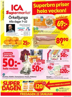 ICA Supermarket - Örkelljunga - Förhandsvisning av reklamblad från butik ICA Supermarket aktuell från 19.01.2026