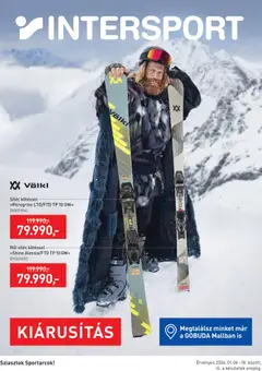 Intersport Akciós újság - amely érvényes a következő dátumtól: 06.01.2026