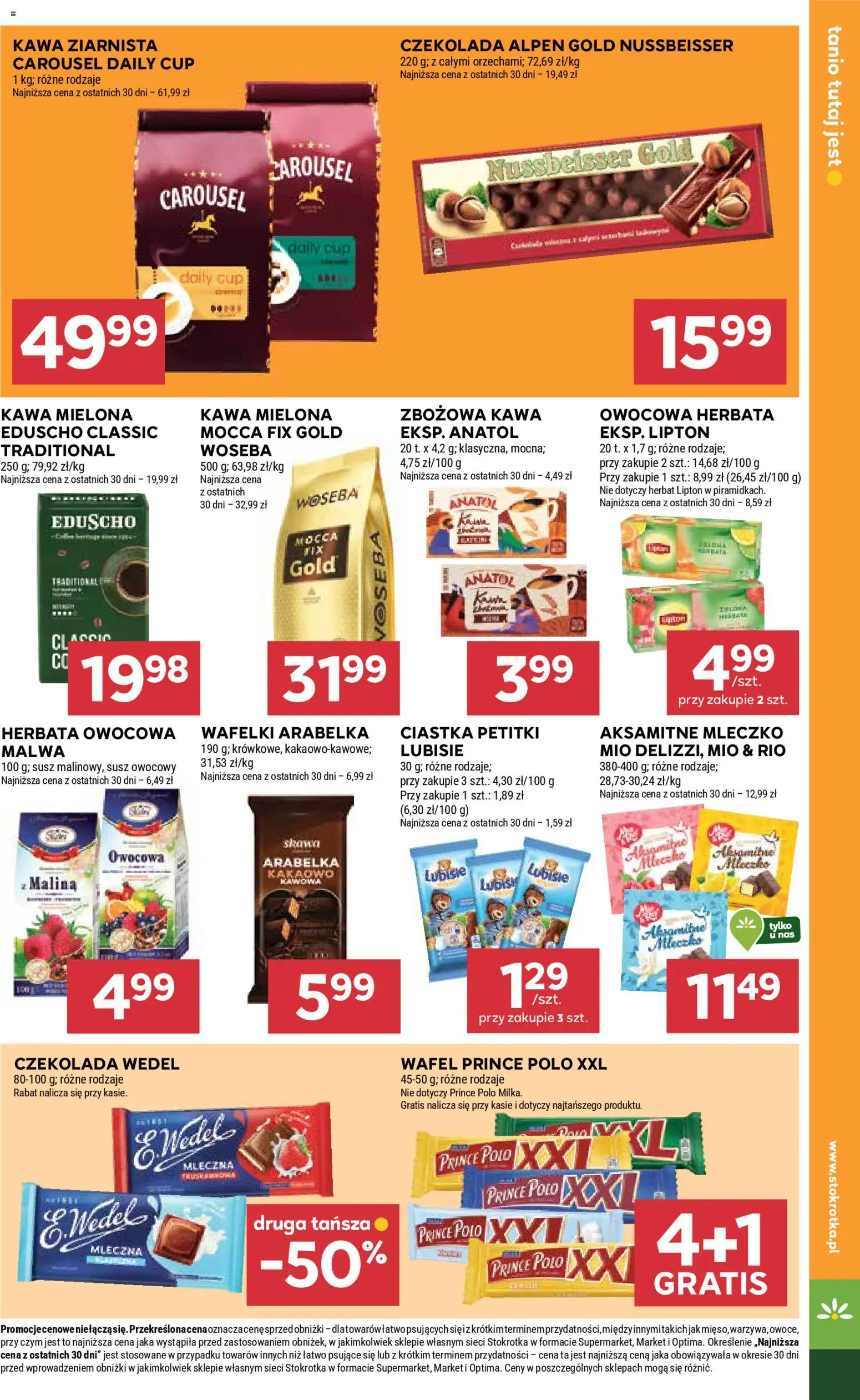 Stokrotka Gazetka - Market od 26.02.2026 | Strona: 17 | Produkty: Malina, Prince polo xxl, Wafelki, Herbata