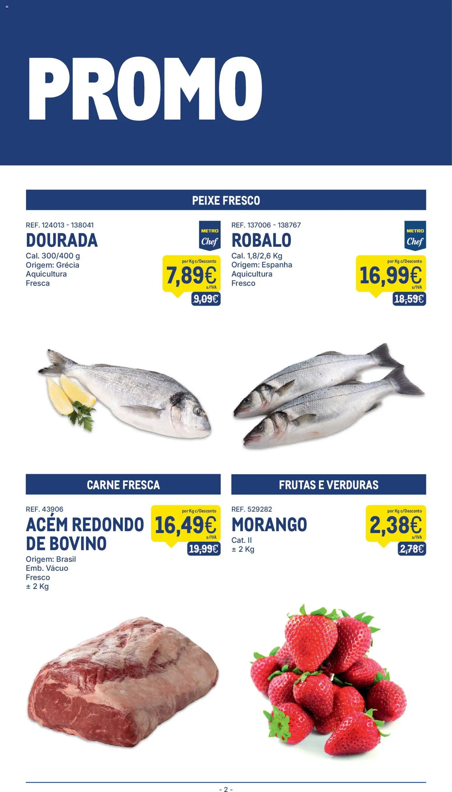 Makro folheto │ válido de 07.04.2026 | Página: 2 | Produtos: Dourada, Peixe, Carne