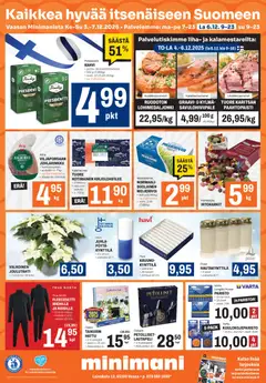 Minimani-mainoslehti voimassa 03.12.2025 alkaen