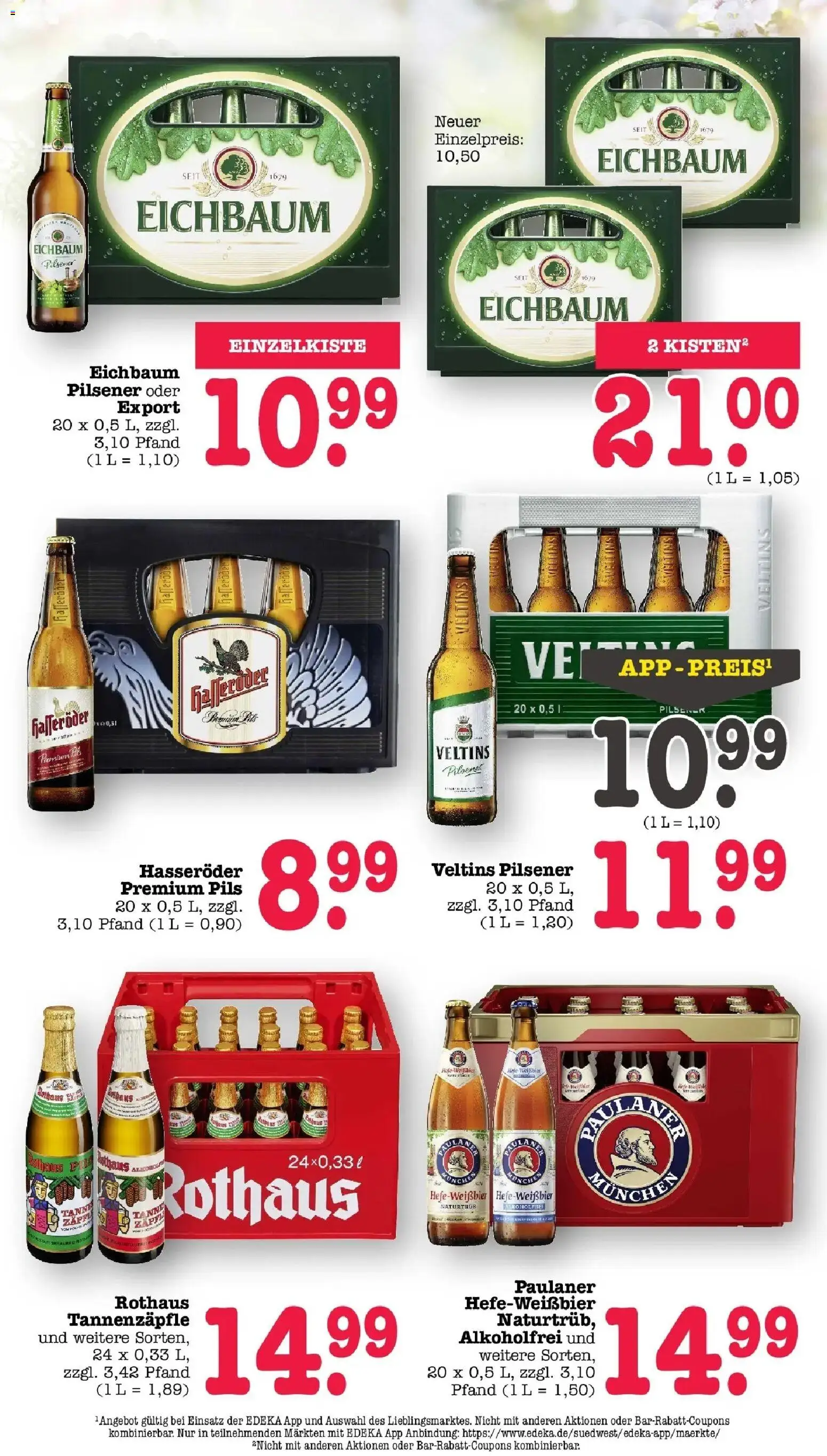 E center Prospekt Mannheim-Wohlgelegen	 – gültig ab 23.03.2026 | Seite: 44 | Produkte: Pils, Hasseröder, Paulaner, Veltins