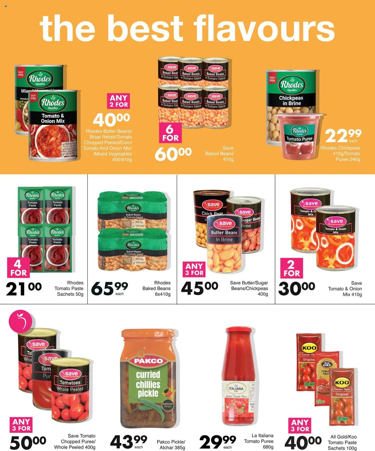 New Save catalogue – valid from 12.02.2026 | Page: 16 | Products: Beans, Butter, Tomatoes, Vegetables