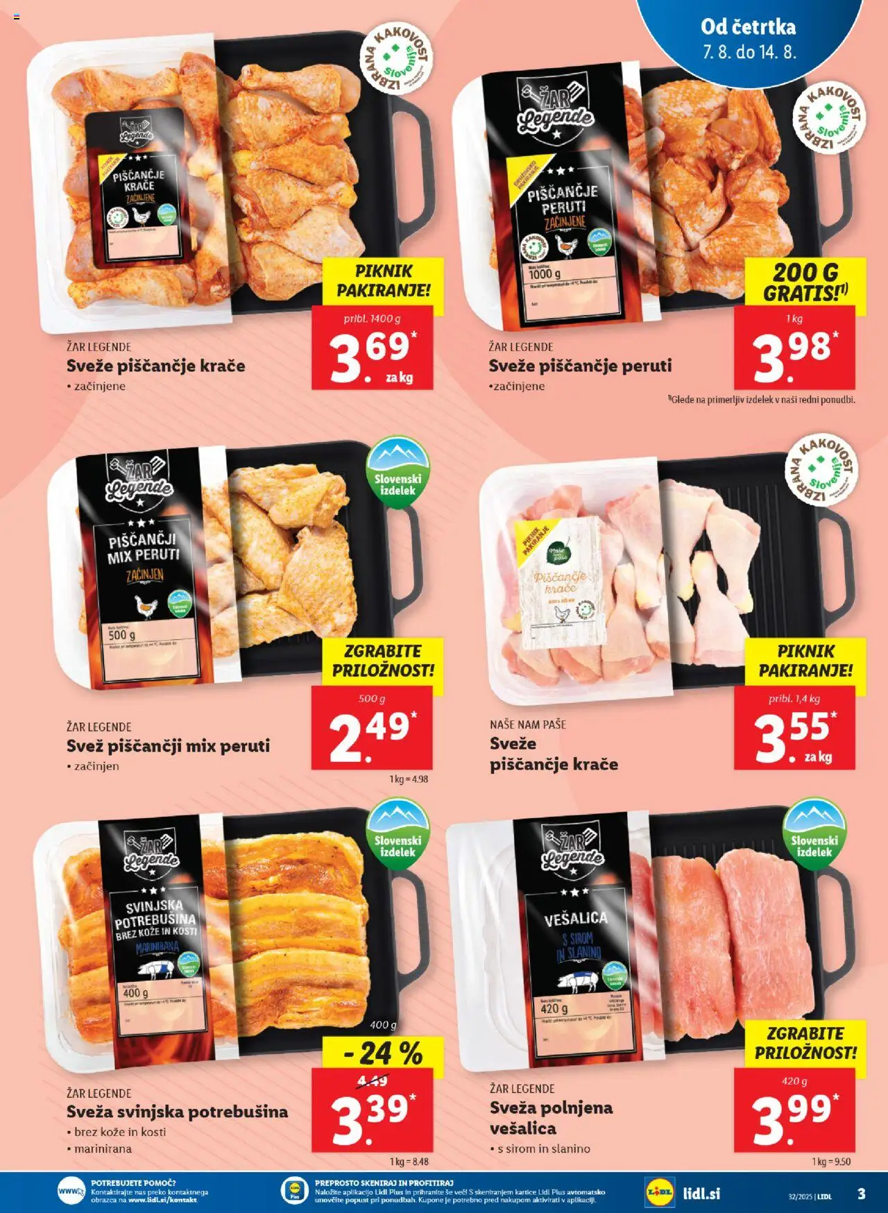 Lidl katalog │ velja od 07.08.2025 | Stran: 3 | Izdelki: Zar