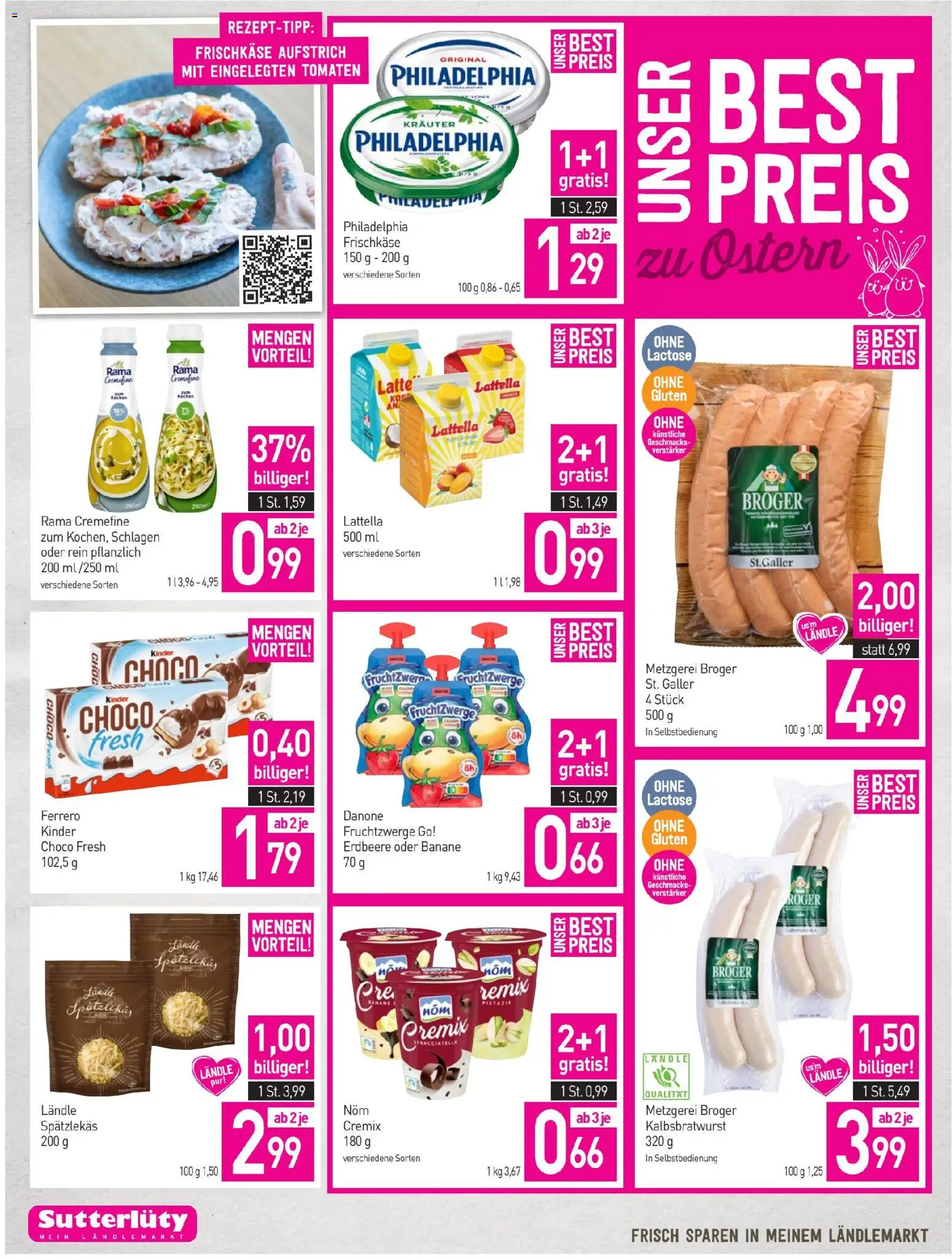 Sutterlüty Flugblatt gültig ab 02.04.2026 | Seite: 10 | Produkte: Rizsliszt, Tomaten