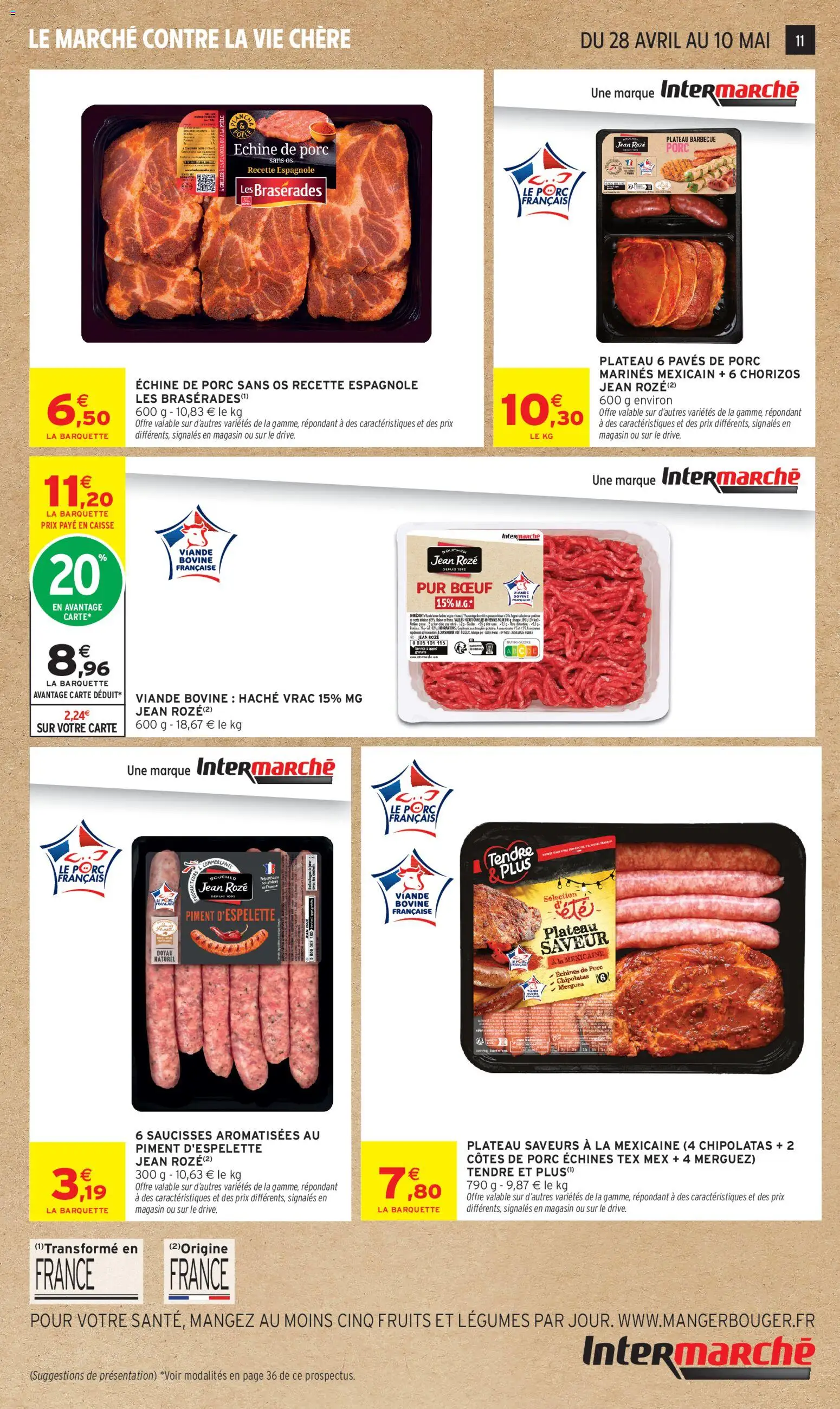 {H1} | Page: 11 | Produits: Piment d'espelette, Piment, Viande, Porc